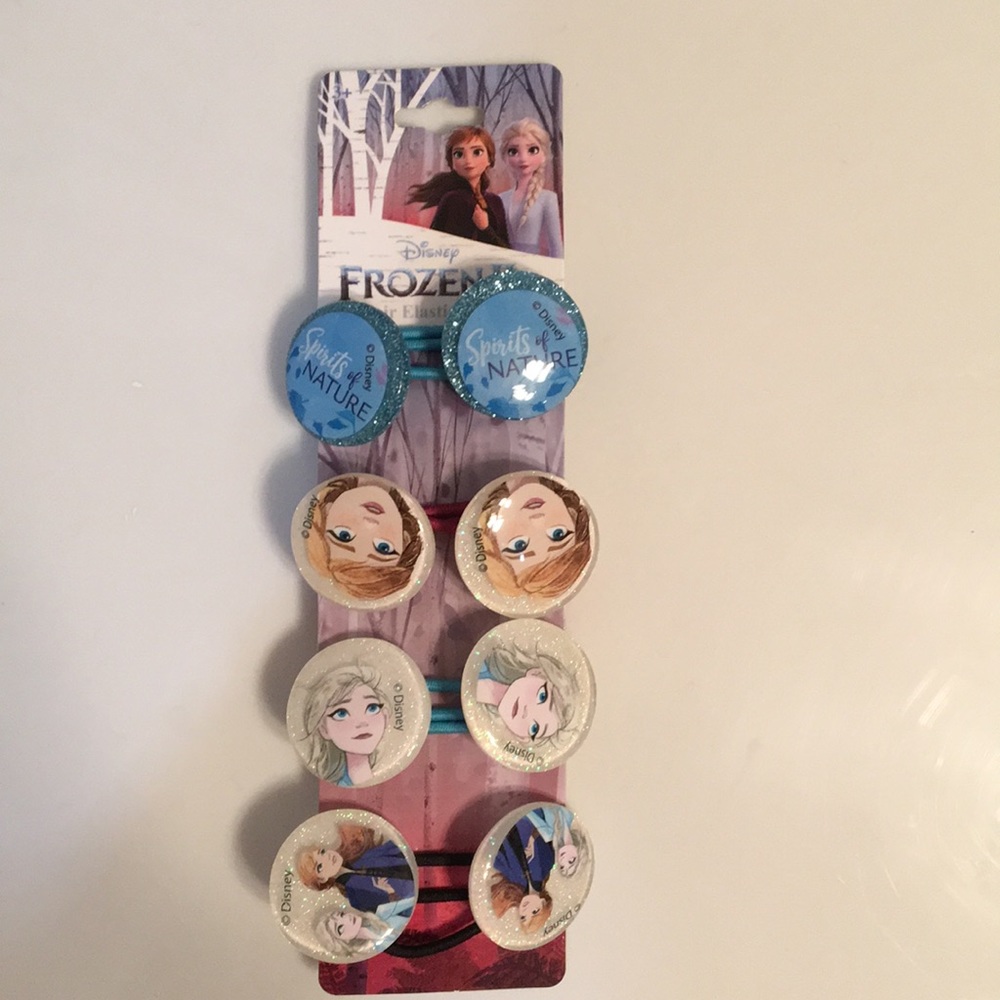 New Disney Frozen II 4. sets of elastic hair ties
